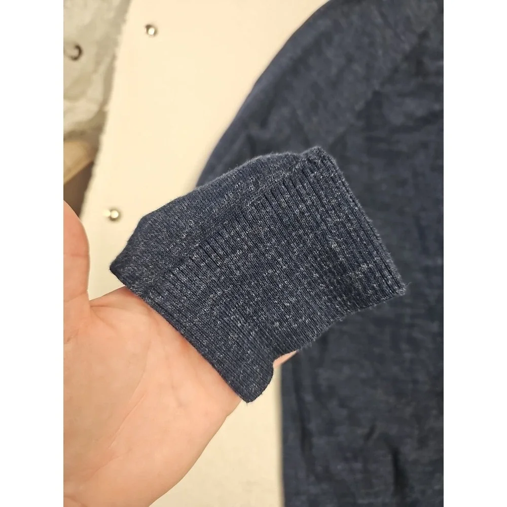 Banana Republic Sweater Men's Large Blue Organic Cotton EUC‎